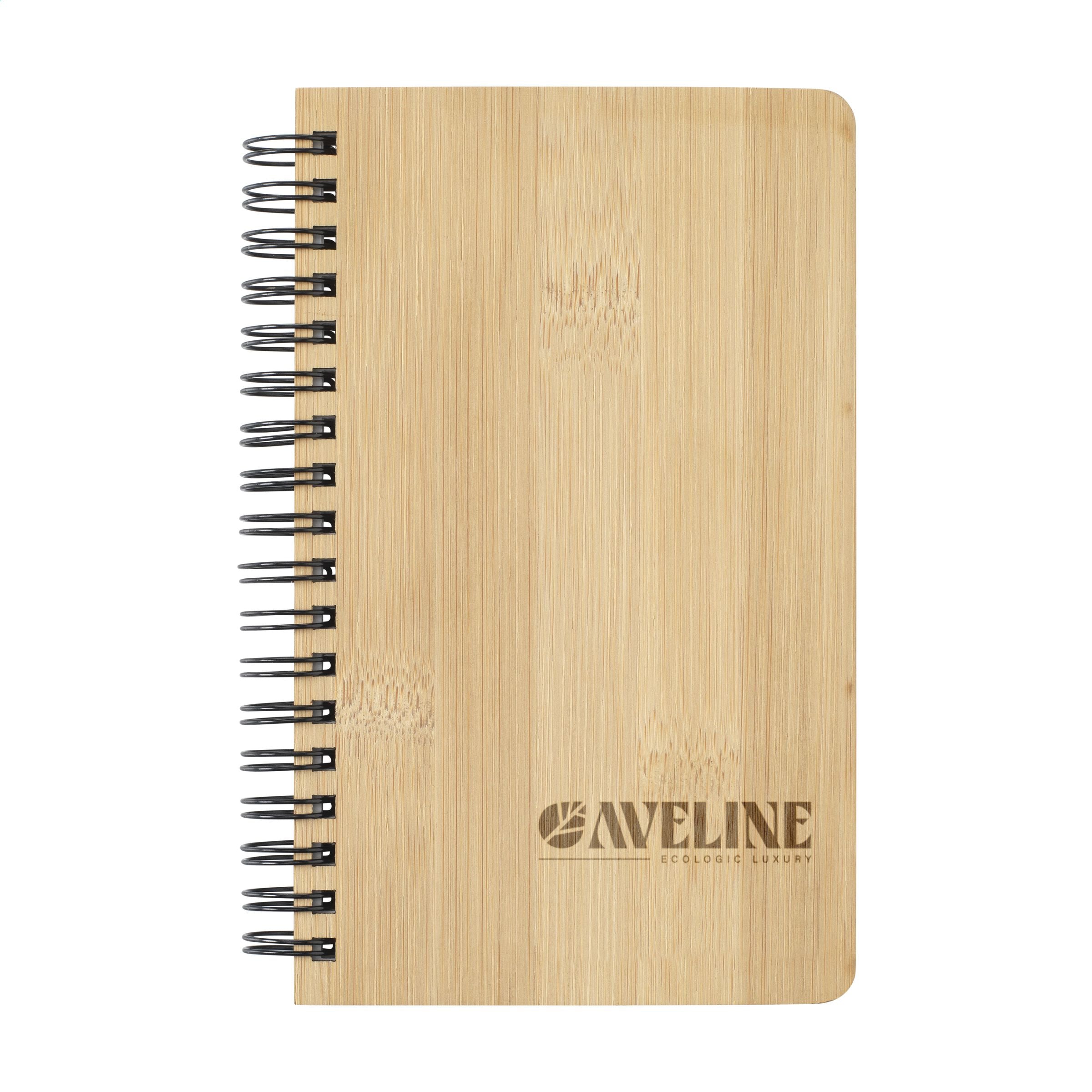 Notebook made from Stonewaste-Bamboo A6 Notizbuch - Braun