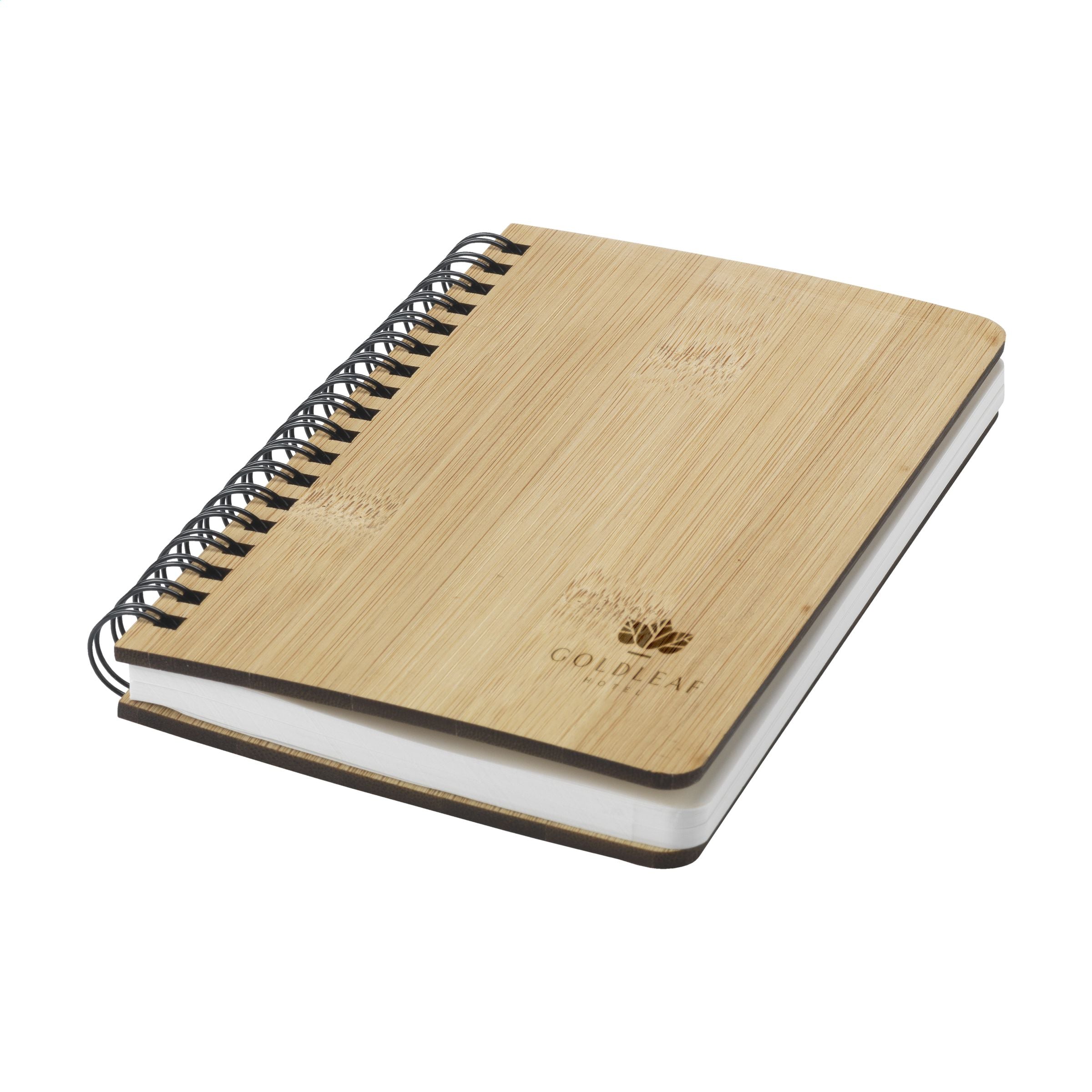 Notebook made from Stonewaste-Bamboo A6 Notizbuch - Braun