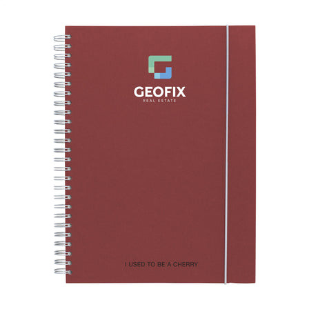 Notizbuch Agricultural Waste A5 - Hardcover 100 Blatt - Cherry