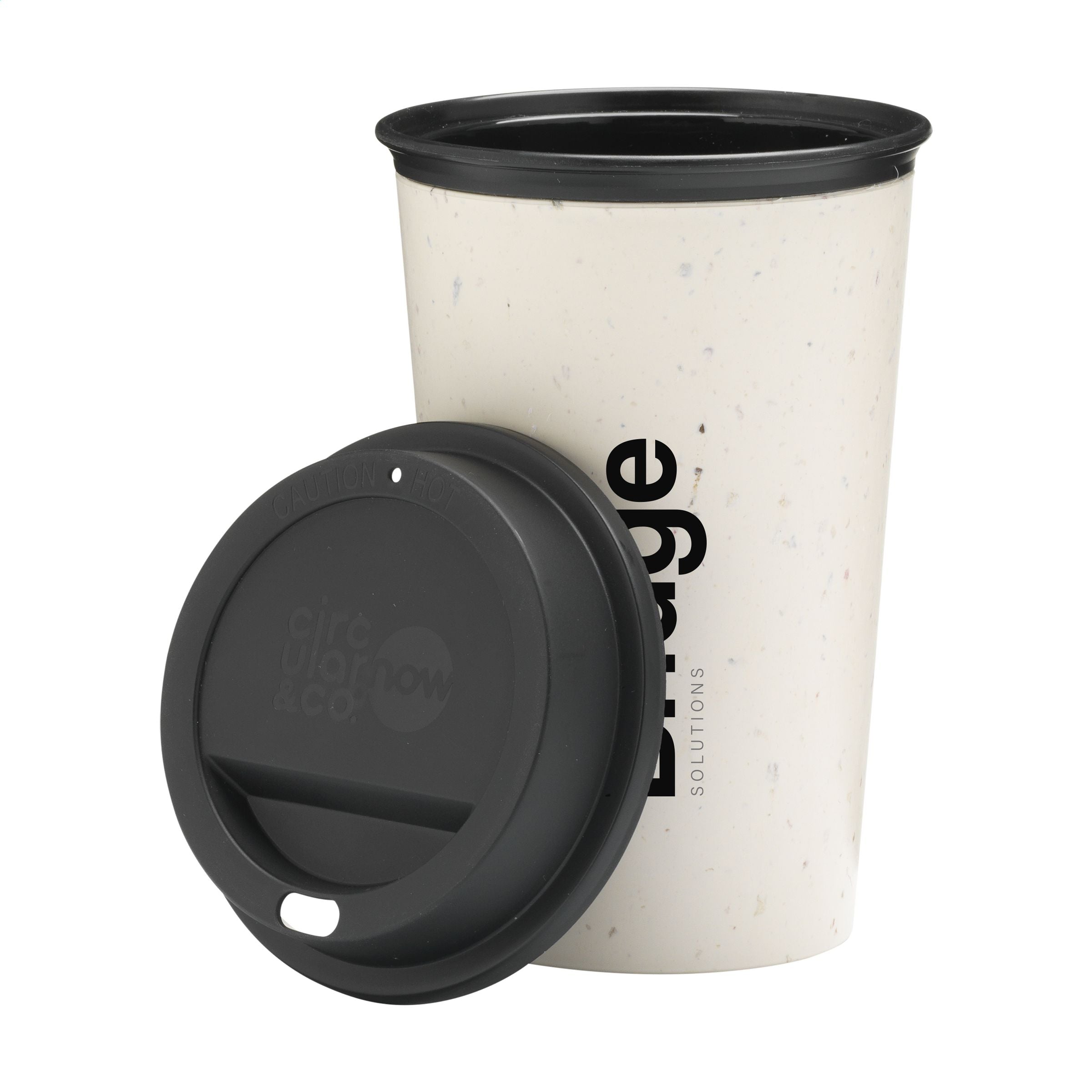 Circular&Co Recycled Now Cup 340 ml Kaffeebecher - Schwarz