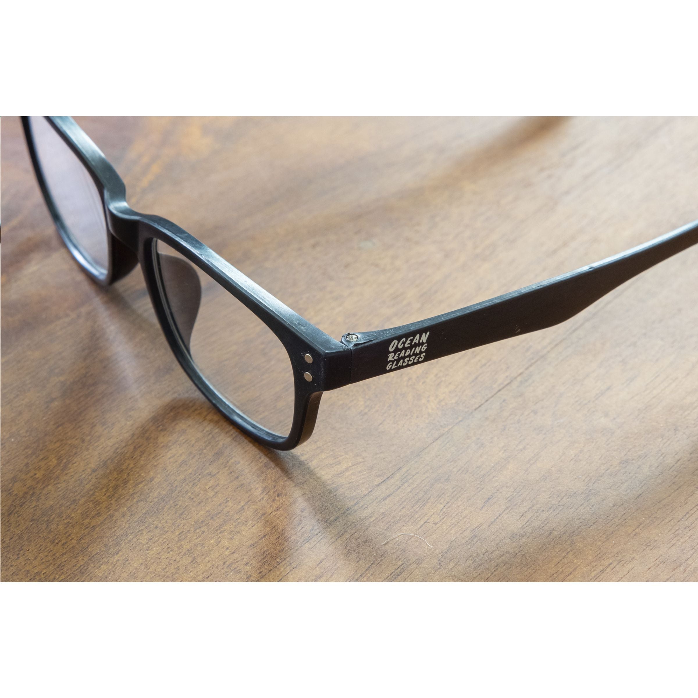 Plastic Bank Reading Glasses Lesebrille - Schwarz +1