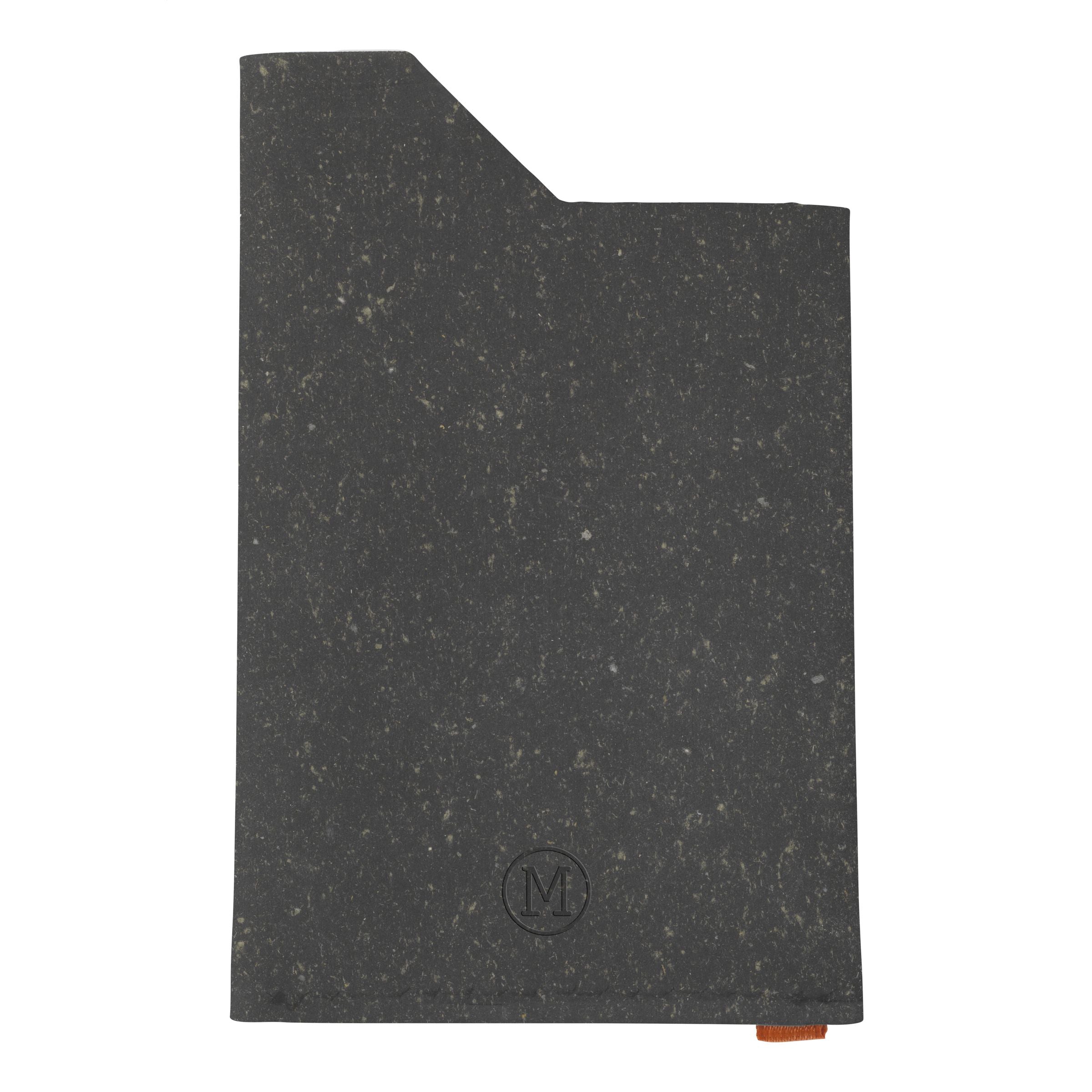 Recycled leather cardholder Kartenhalter - Schwarz