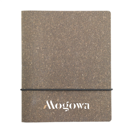 Recycled Leather Refillable Notebook A5 Notizbuch - Braun