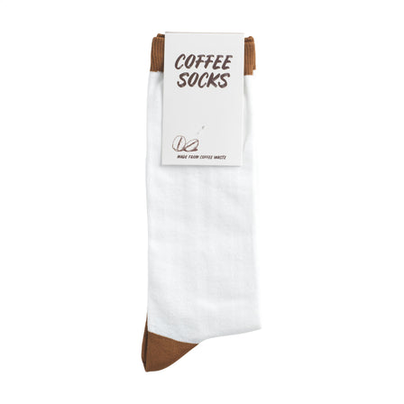 Coffee Socks Socken - Weiß/Braun