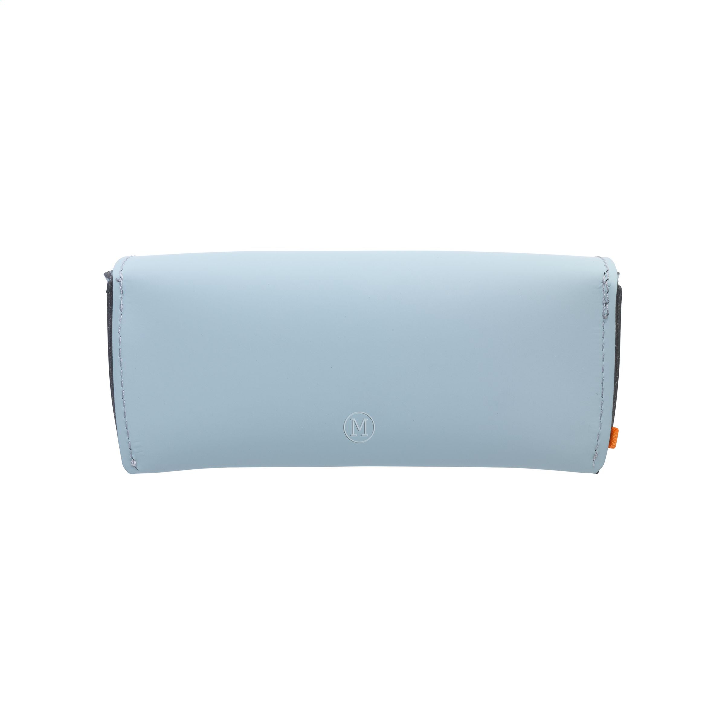 Recycled Leather Sunglasses Pouch  Brillen-Etui - Hellblau - Galerieansicht 6