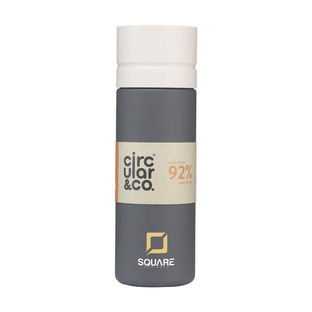 Circular&Co Reusable Bottle 600 ml Wasserflasche - Schwarz/Grau