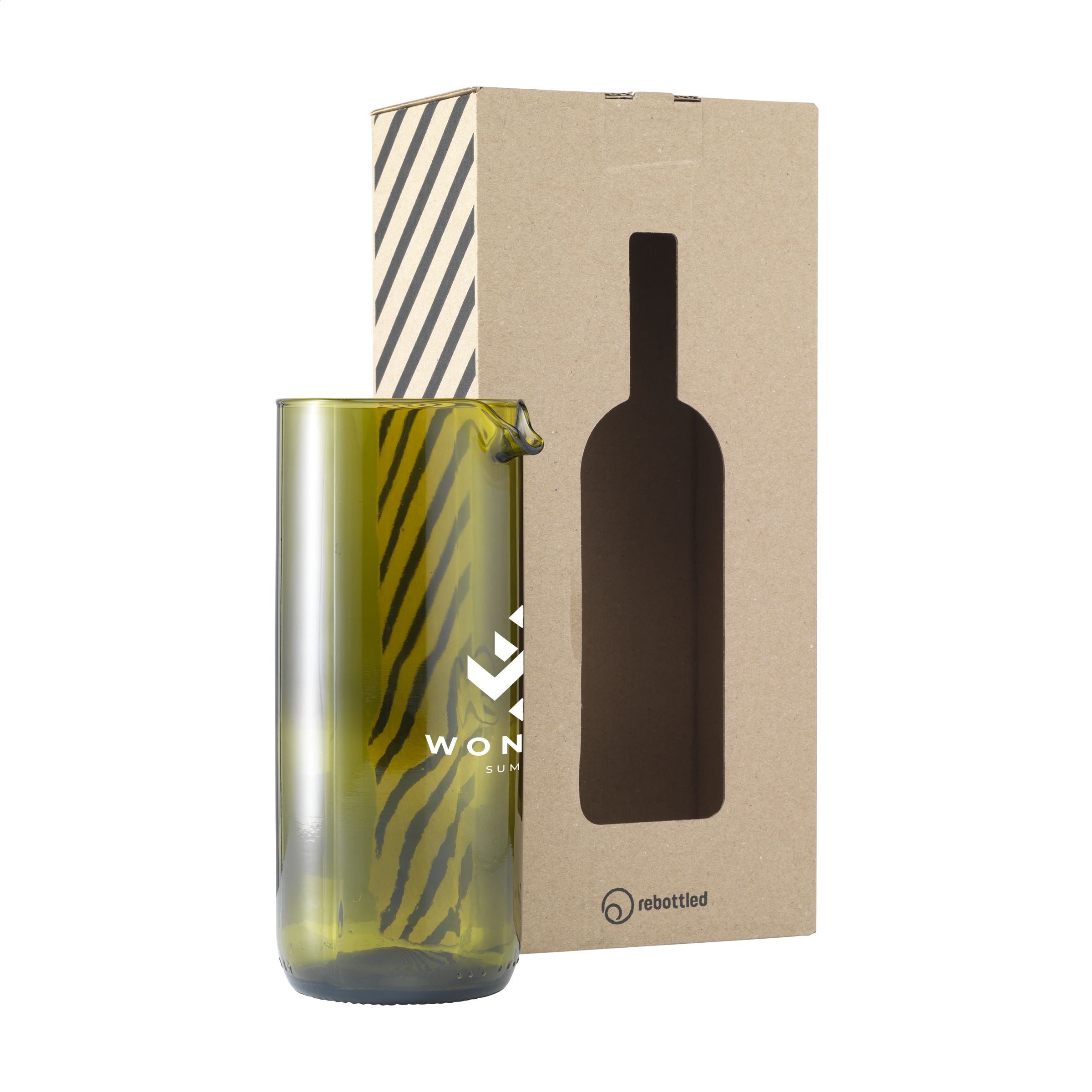 Rebottled® Carafe 600 ml Karaffe - Olive