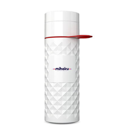 Join The Pipe Nairobi Ring Bottle White 500 ml Flasche - Weiß/Rot