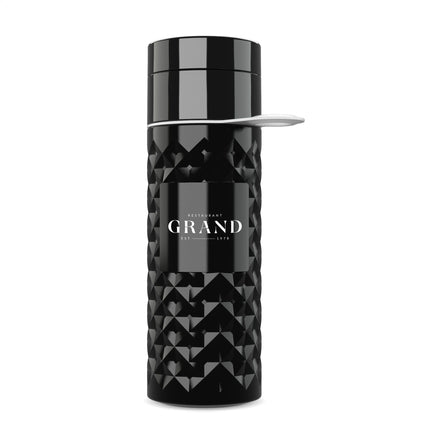 Join The Pipe Nairobi Ring Bottle Black 500 ml Flasche - Schwarz/Weiß