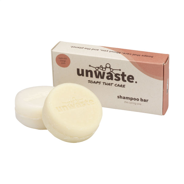 Unwaste Duopack Soap & Shampoo bar - Orange