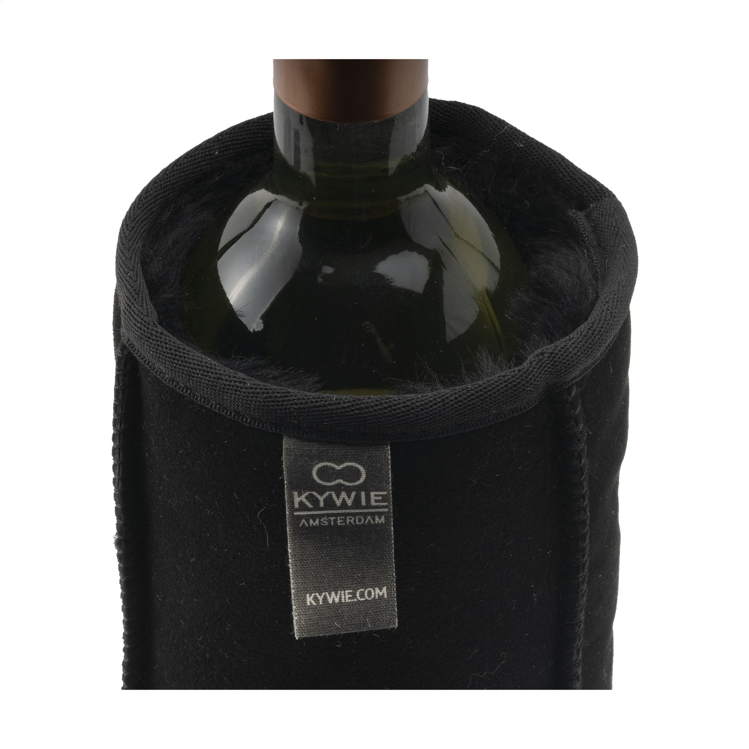 KYWIE Wine Cooler Suede Weinkühler - Schwarz