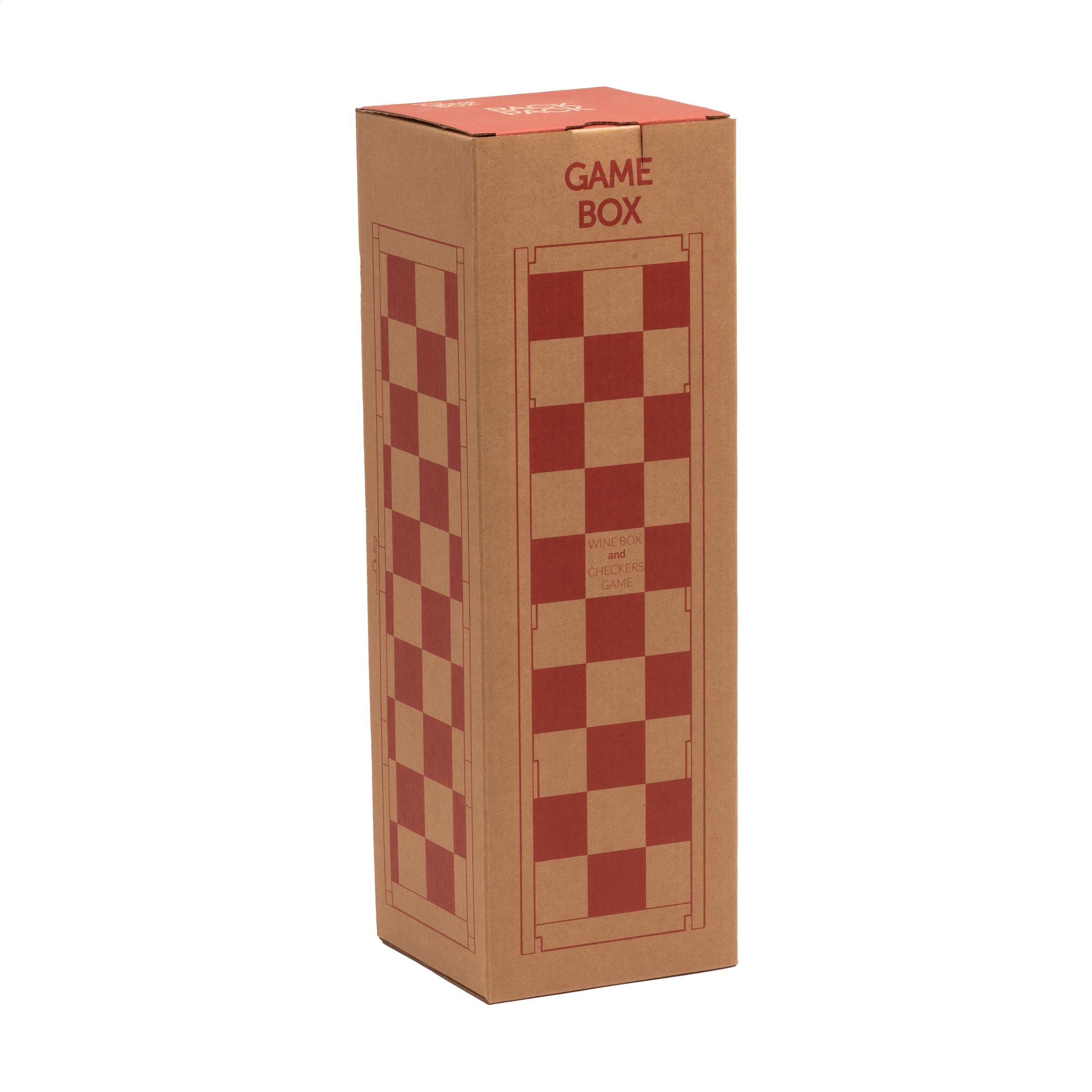 Rackpack Gamebox Checkers - Holz