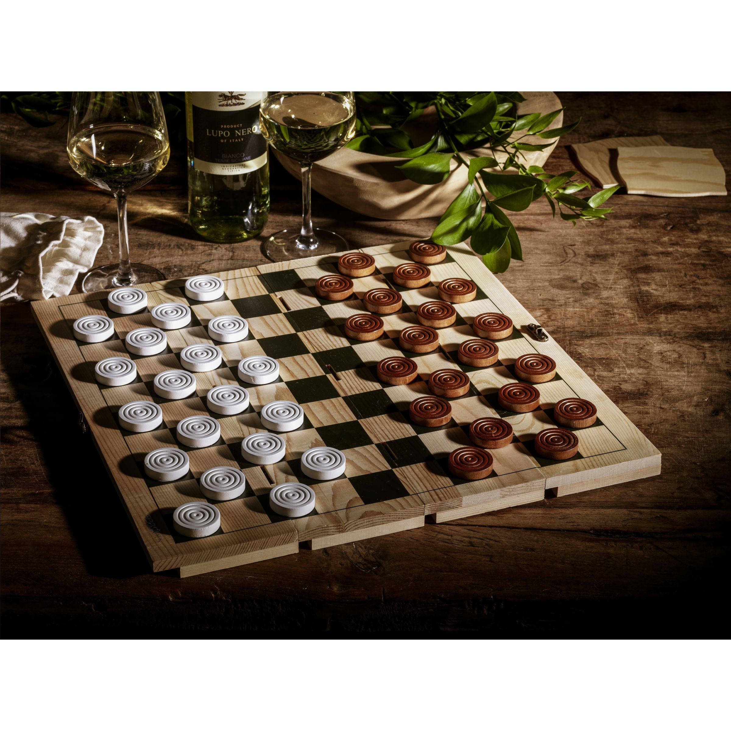 Rackpack Gamebox Checkers - Holz