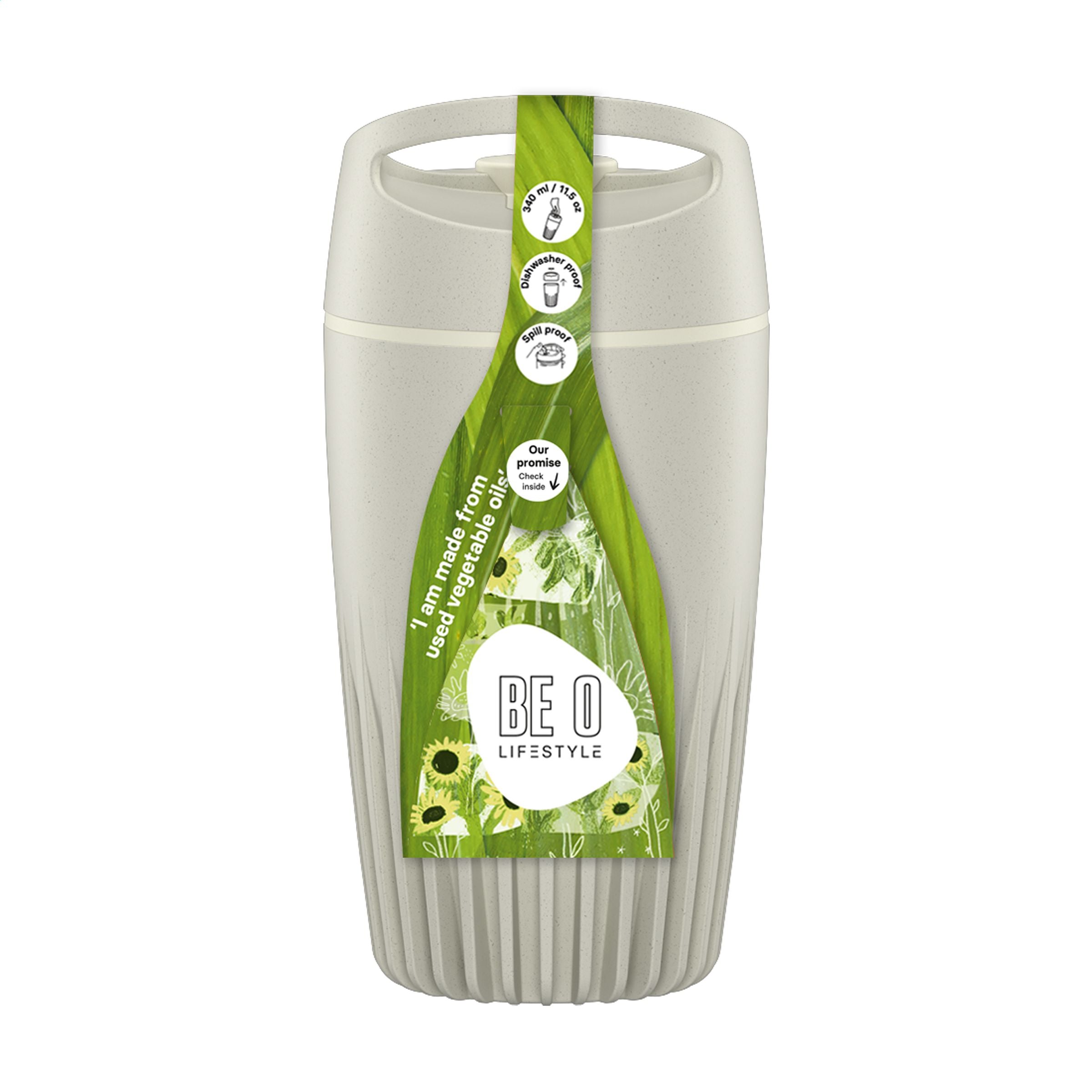 BE O Coffee Cup 340 ml Kaffeebecher - Creme