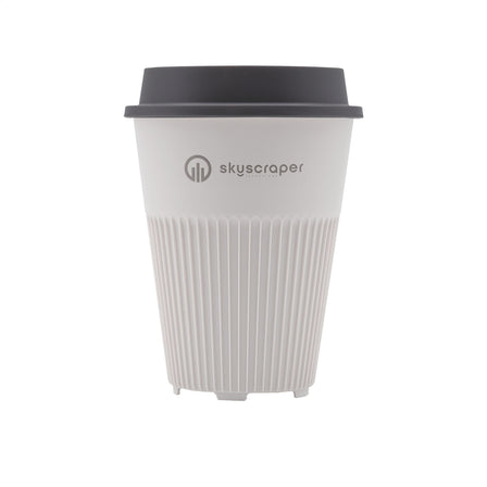 Circular&Co Returnable Cup Lid 227 ml Kaffeebecher - Weiß/Dunkelgrau