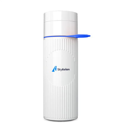 Join The Pipe Atlantis Ring Bottle White 500 ml - Weiβ/Blau