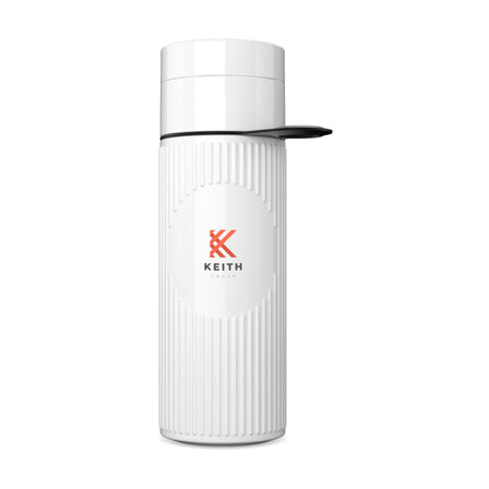 Join The Pipe Atlantis Ring Bottle White 500 ml - Weiß/Schwarz
