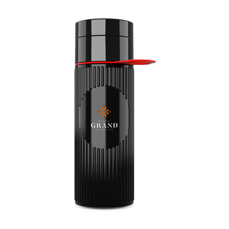 Join The Pipe Atlantis Ring Bottle Black 500 ml - Schwarz/Rot