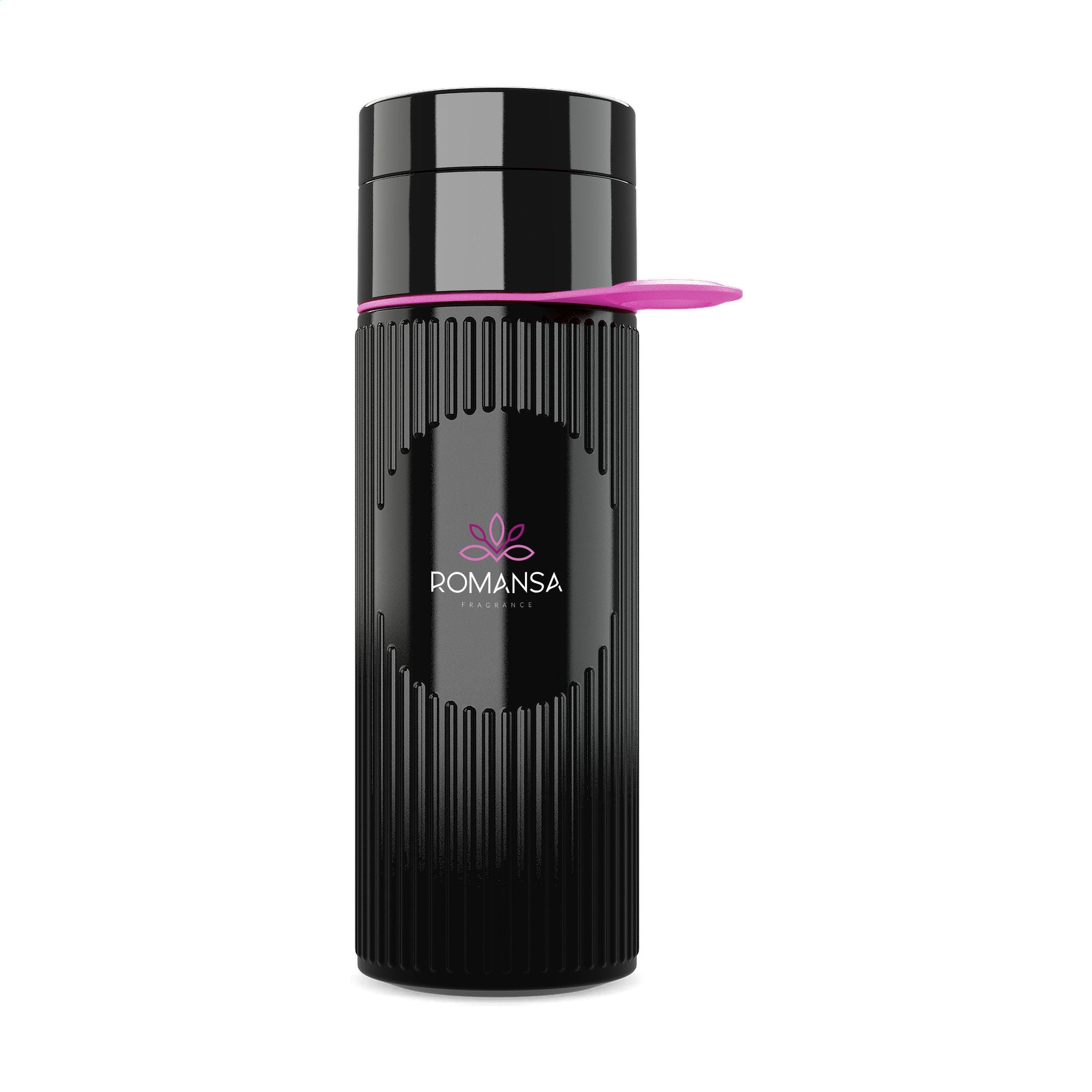 Join The Pipe Atlantis Ring Bottle Black 500 ml - Schwarz/Rosa