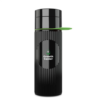 Join The Pipe Atlantis Ring Bottle Black 500 ml - Schwarz/Grün