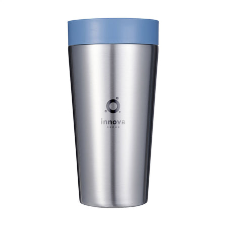 Circular&Co Recycled Stainless Steel Coffee Cup 340 ml - Blau