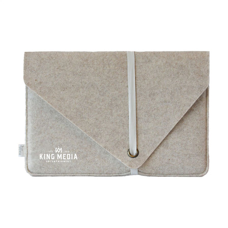 Recycled Felt Laptop Sleeve 15/16" - Beige