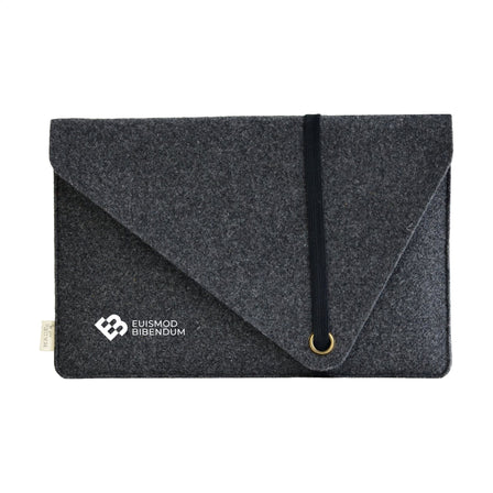 Recycled Felt Laptop Sleeve 15/16" - Schwarz