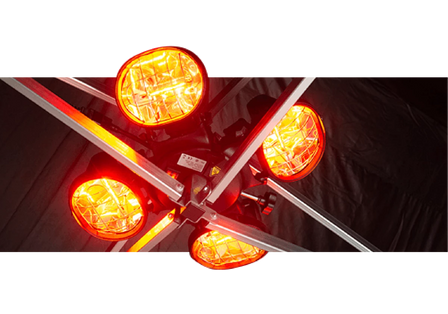 BailenaTents® Infrarot-Heizstrahler 1800W
