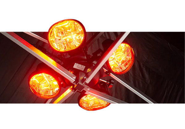 BailenaTents® Infrarot-Heizstrahler 1800W